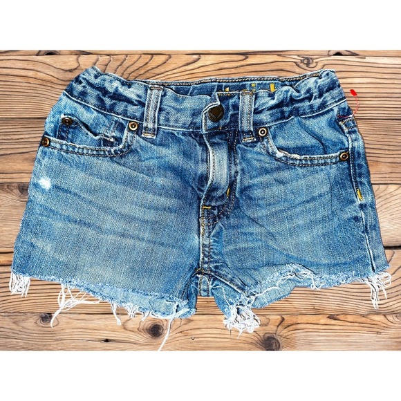 Crewcuts Other - D2 Little Girls Cutoff‎ Jean Shorts Size 5 Crewcuts Match Mama Mini